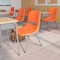 Flash Furniture Orange Shell Stack Chair RUT-EO1-OR-GG - alternate 1